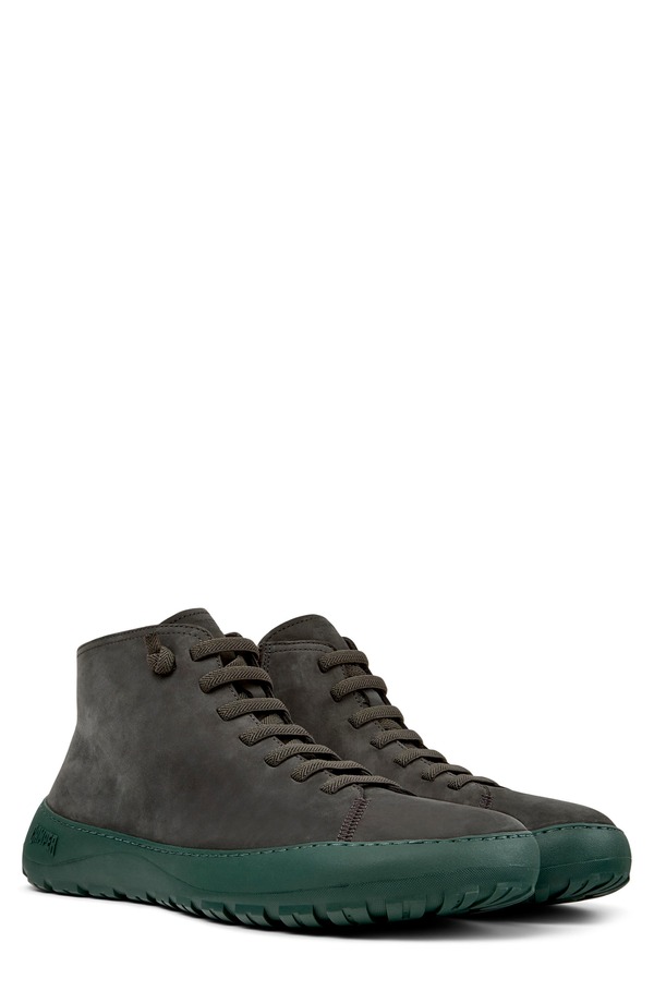 カンペール メンズ シューズ スニーカー アンクル ブーツ Camper Peu Serrankle Boot Dark Gray 薄墨色