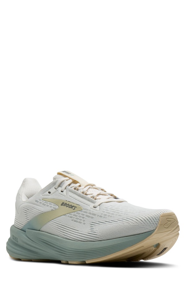ブルックス メンズ シューズ スニーカー Brooks Revel 8 Running Shoe Coconut/ Gray Mist/ Sand 薄墨色