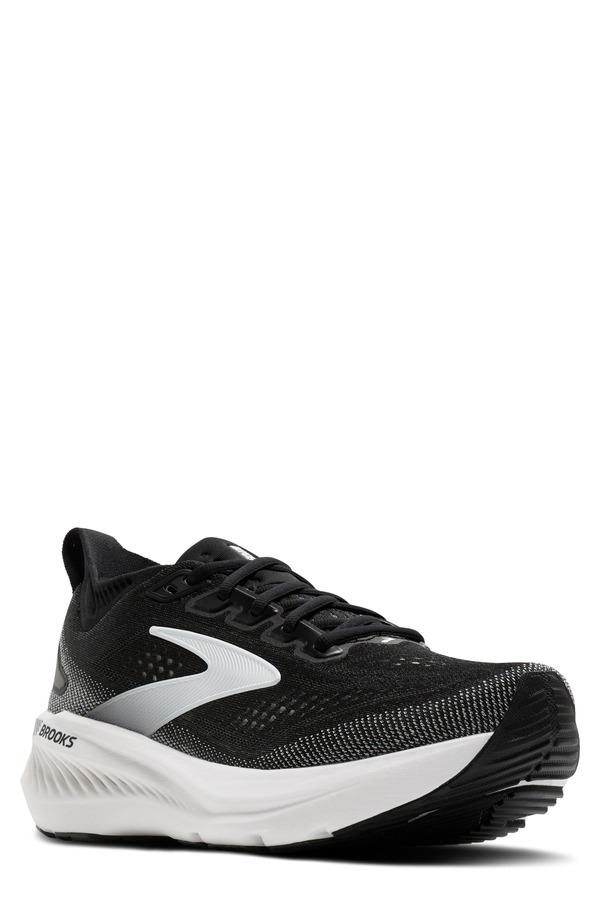 ブルックス メンズ シューズ スニーカー Brooks Glycerin GTS 23 Running Shoe Black/ Grey/ White 白いこと
