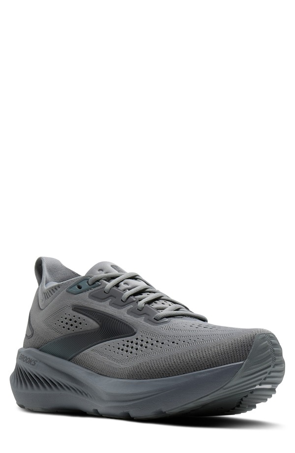 ブルックス メンズ シューズ スニーカー Brooks Glycerin GTS 23 Running Shoe Grey/ Blackened Pearl/ Black パール