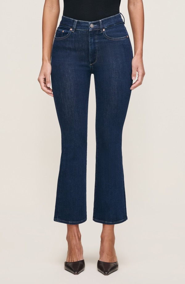 ディーエル 1961 レディース シューズ ブーツ・レインブーツカット デニム DL1961 Bridget Instasculpt Crop Bootcut Jeans Lunar Sky