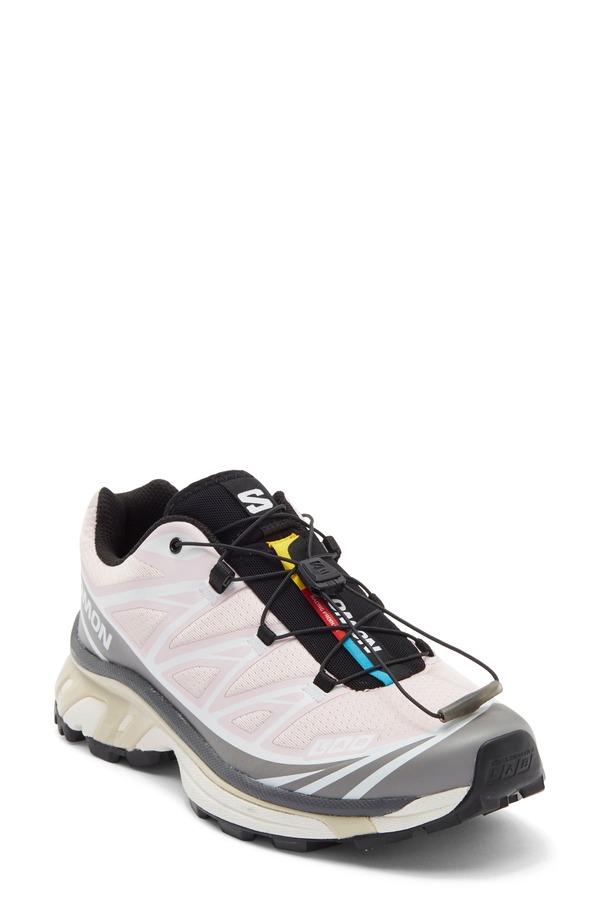サロモン レディース シューズ スニーカー Salomon Gender Inclusive XT-6 Sneaker Cloudburst/ Icy Pink さくら色