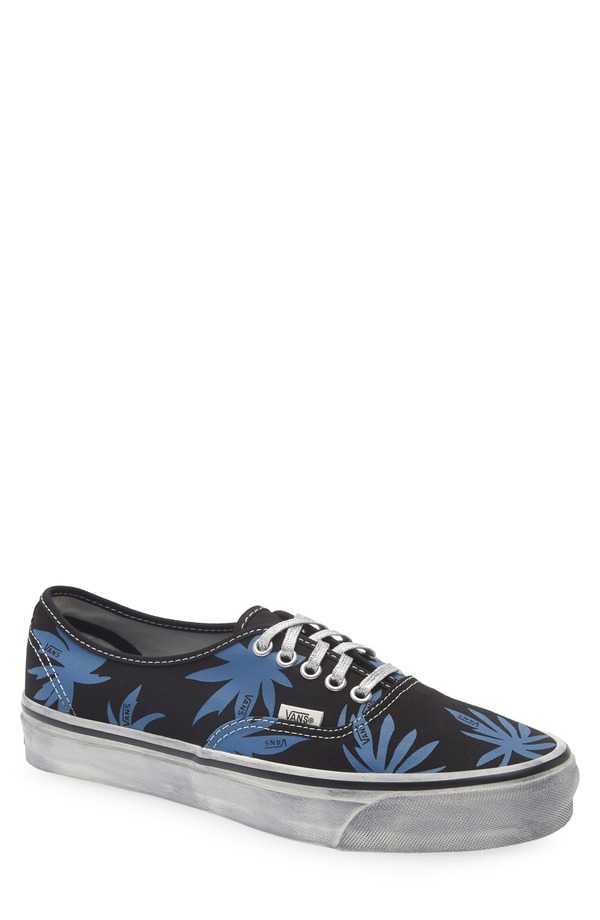 バンズ メンズ シューズ スニーカー Vans Premium Authentic Sneaker Archive Black 黒いこと