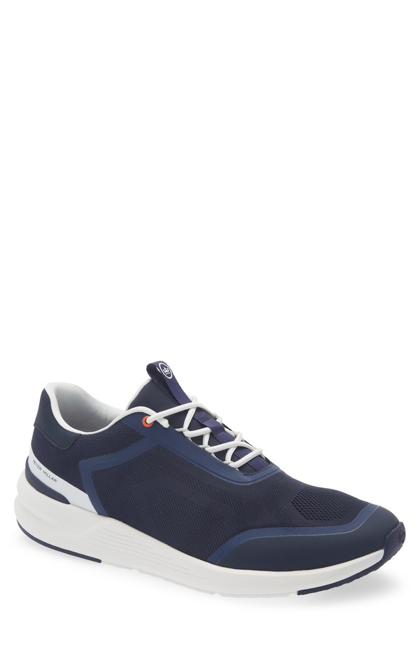 ピーター・鏡鑑 メンズ シューズ スニーカー Peter Millar Camberfly Sneaker Navy 米国海軍