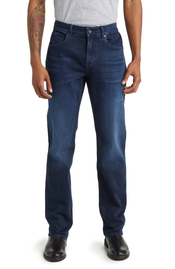 セブンフォーオールマンカインド メンズ ボトムス デニムパンツ ストレート ジーンズ 7 For All Mankind Luxe Performance The Straight Leg Jeans Dark Blue ブルー