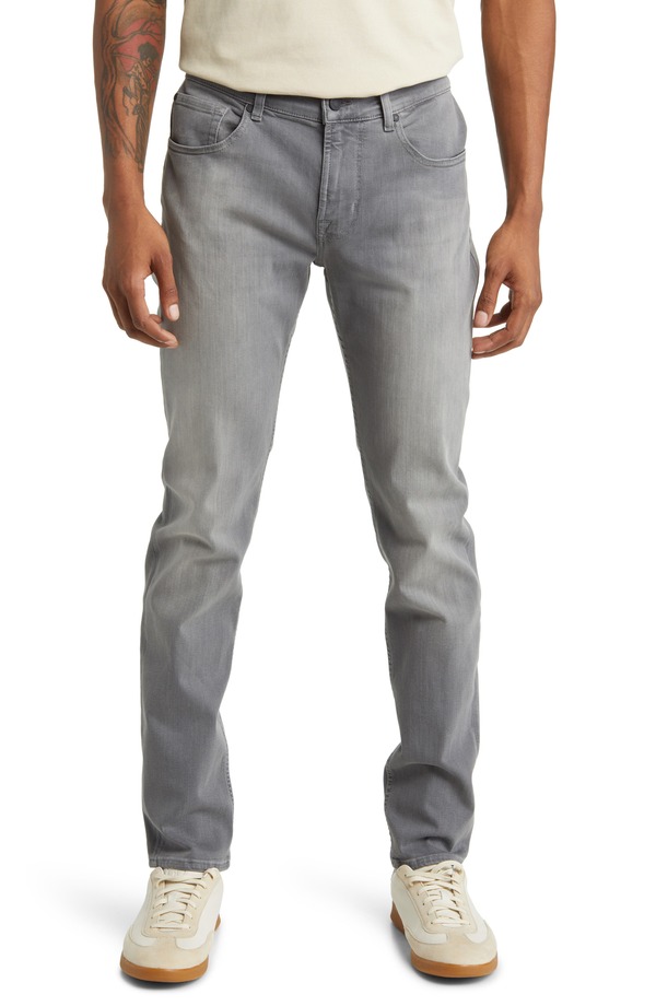 セブンフォーオールマンカインド メンズ ボトムス デニムパンツ プラスサイズ ジーンズ 7 For All Mankind Luxe Performance Pluslimmy Taper Jeans Grey グレー