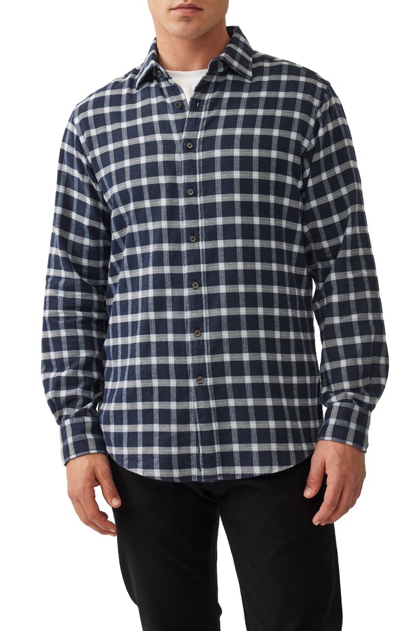 ロッドアンドグン メンズ トップス シャツ Rodd & Gunn McLaren Falls Button-Up Shirt Eclipse