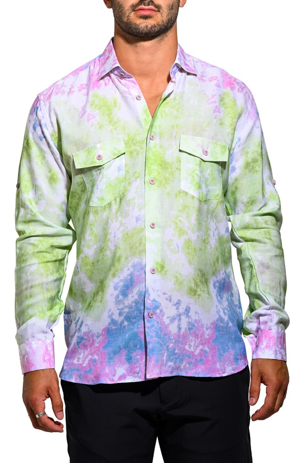 マセオ メンズ トップス シャツ Maceoo Archimedes Resistance Contemporary Fit Button-Up Shirt Multi マルチカラー