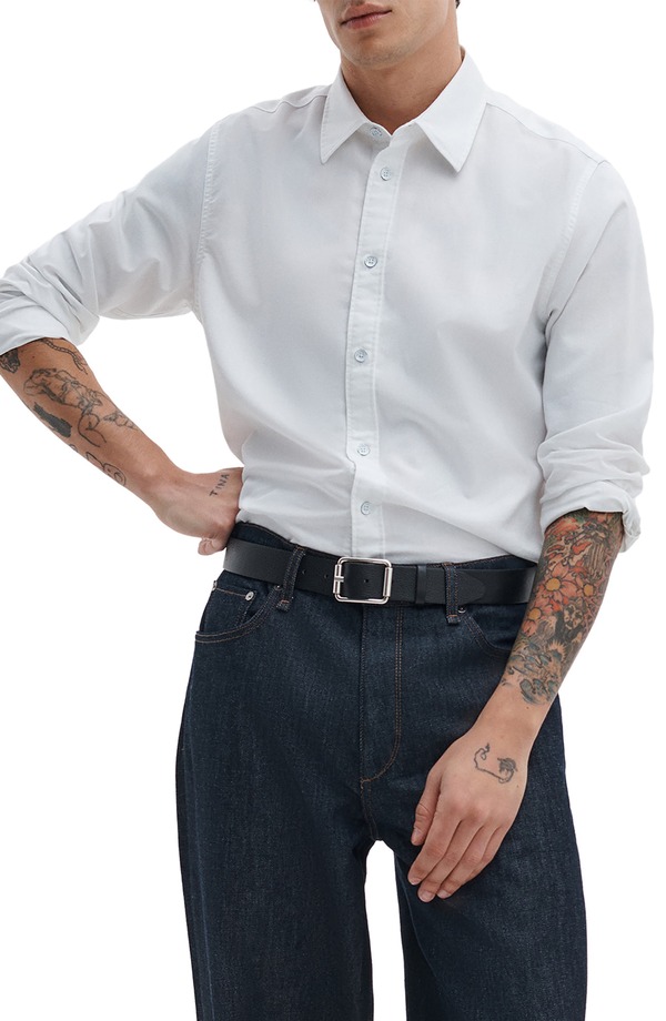 ラグアンドボーン メンズ トップス シャツ コットン rag & bone Tomlin Cotton Dobby Button-Up Shirt White ホワイト