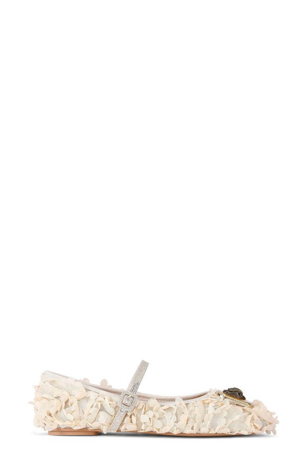カートジェイガーロンドン レディース シューズ パンプス Kurt Geiger London Pimlico Mary Jane Ballet Flat Open Beige ベージュ