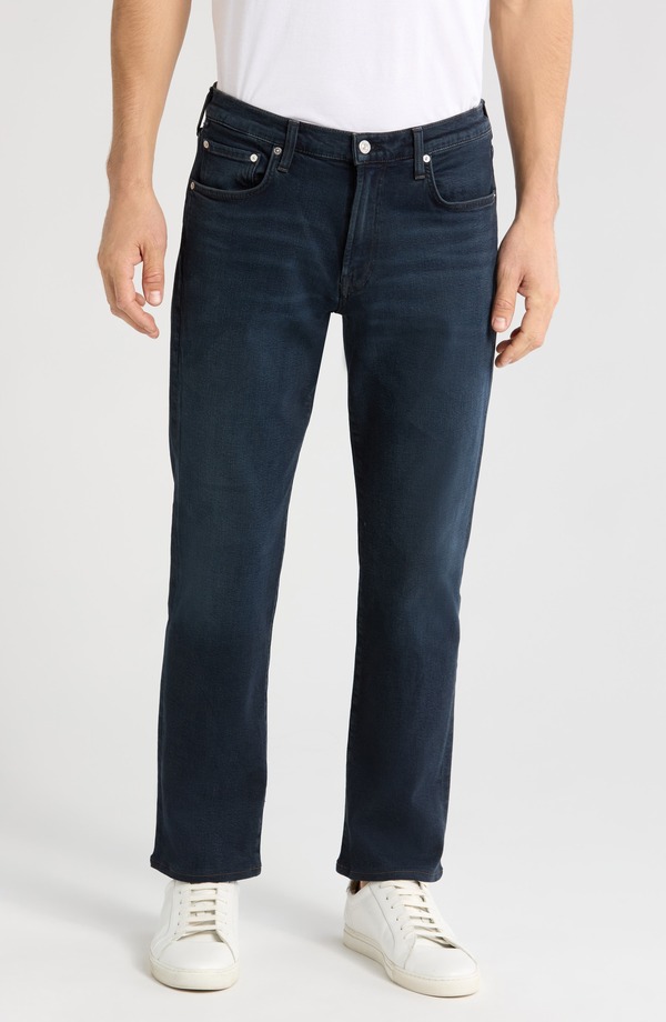シチズンズ オブ ヒューマニティ メンズ ボトムス デニムパンツ ストレート ジーンズ Citizens of Humanity Elijah Relaxed Straight Leg Jeans Vidros Dark Indigo インディゴ
