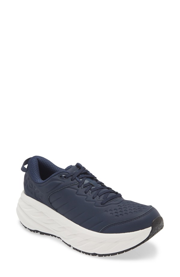 ホカオネオネ メンズ シューズ スニーカー HOKA Bondi SR Shoe Outerspace / White 白いこと