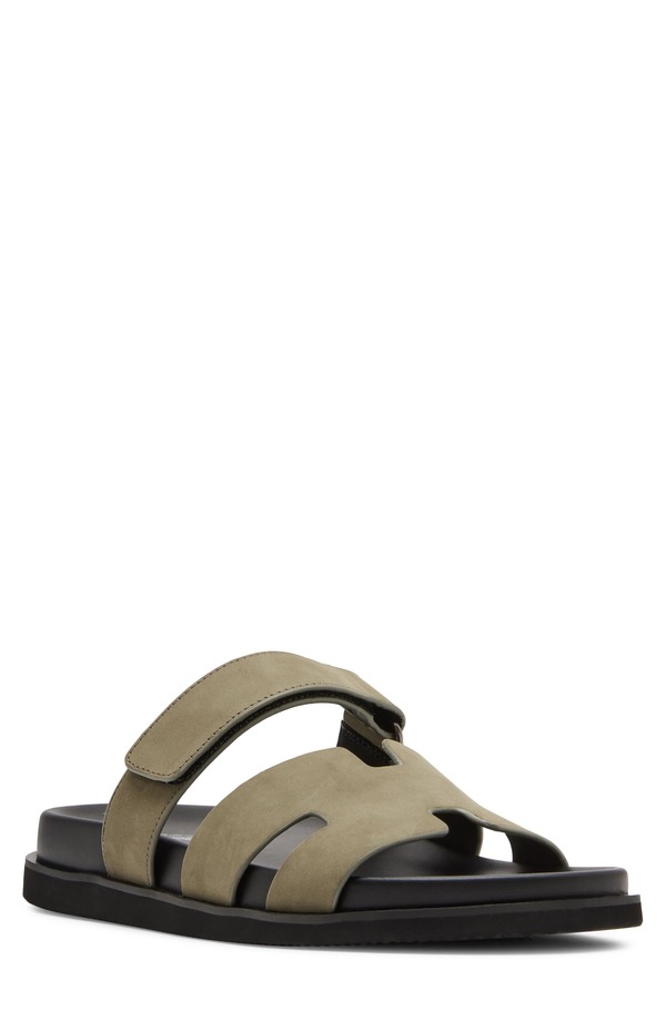 スティーブ マデン メンズ シューズ サンダル Steve Madden Maiven Slide Sandal Olive Suede オリーブ