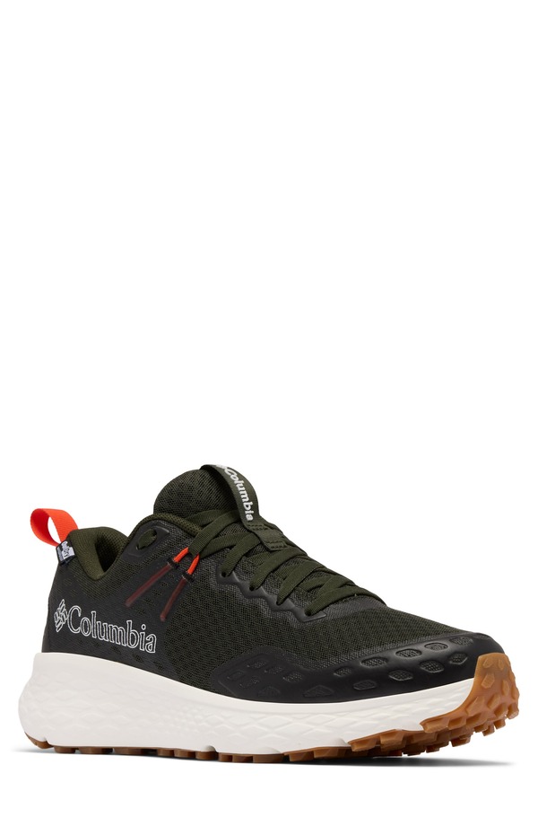 コロンビア メンズ シューズ スニーカー Columbia Konos TRS OutDry Waterproof Hiking Shoe Greenscape/ Red Quartz 赤いこと