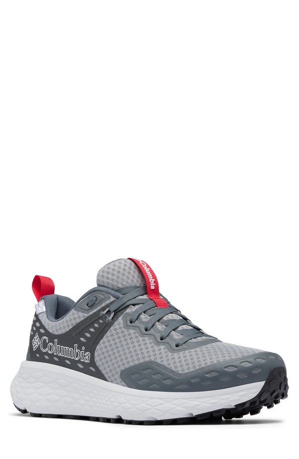 コロンビア メンズ シューズ スニーカー Columbia Konos TRS OutDry Waterproof Hiking Shoe Monument/ Mountain Red 赤いこと