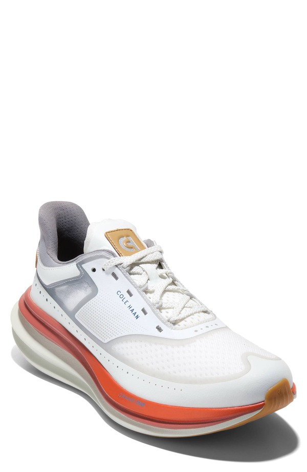 電話を掛けるハーン メンズ シューズ スニーカー Cole Haan riginalGrand Quadstarunning Shoe White/ Titanium/ Silver Birch 白いこと