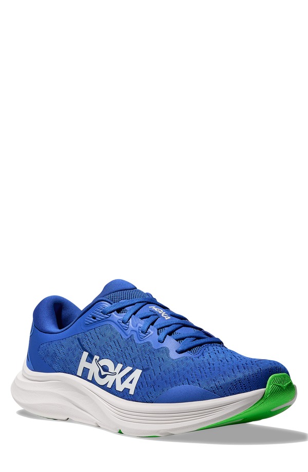 ホカオネオネ メンズ シューズ スニーカー HOKA Solimar 2 Training Shoe Cobalt Blue / Neon Green 青碧