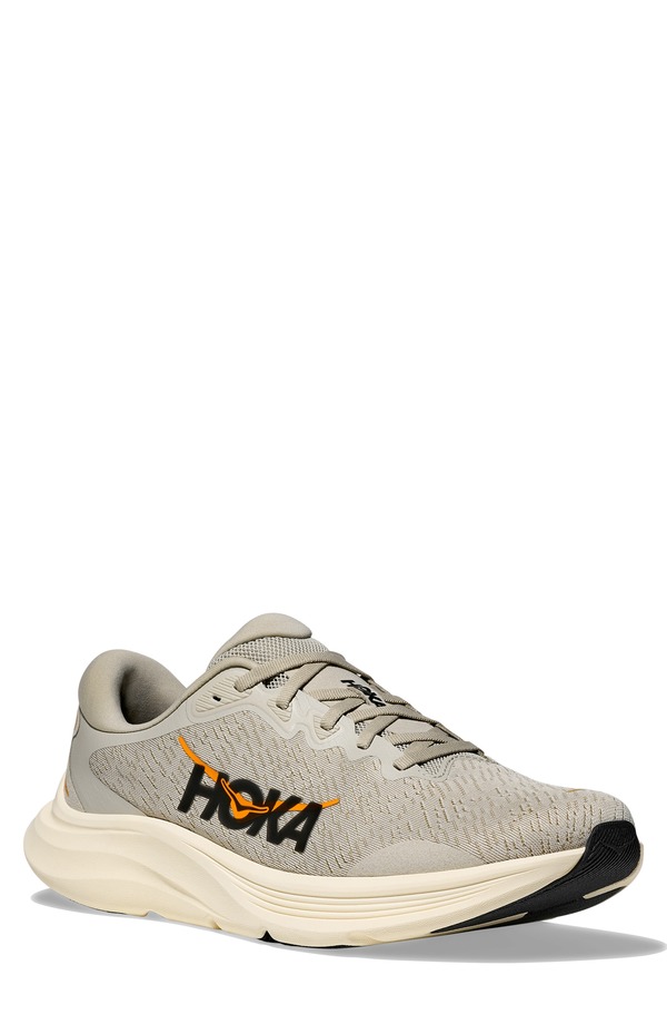 ホカオネオネ メンズ シューズ スニーカー HOKA Solimar 2 Training Shoe Oyster Mushroom / Yellow 黄色
