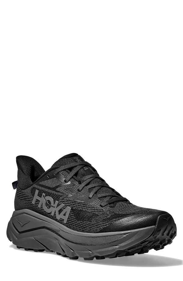 ホカオネオネ メンズ シューズ スニーカー HOKA Challenger 8 Trail Running Shoe Black / Outer Orbit 黒いこと