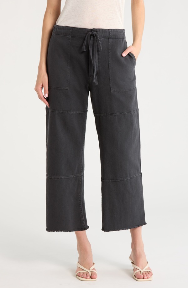 リダン レディース ボトムス レギンス ズボン下 Re/Done Drawstring Beach Pants Washedblack