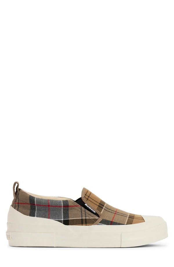 バブアー メンズ シューズ スニーカー Barbour Cowan Canvaslip-On Sneaker Dress Tartan