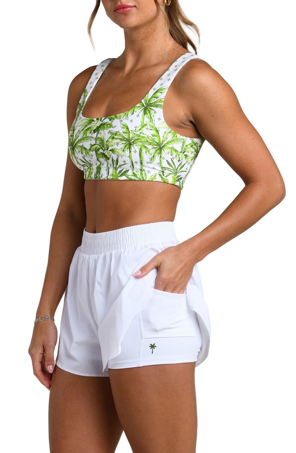 ラブランカ レディース アンダー御召しもの ブラ La Blanca Club Palm Sports Bra Lime 菩提樹