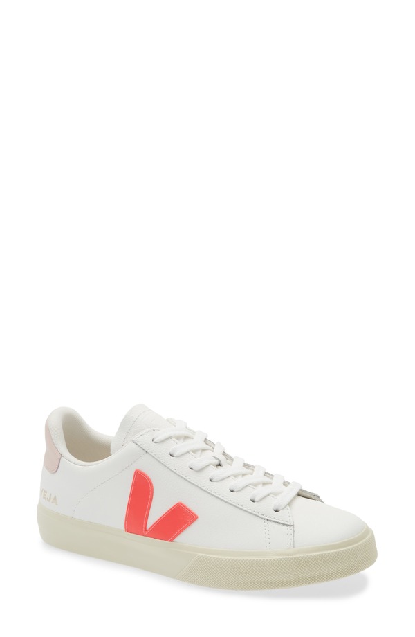 ヴェジャ レディース シューズ スニーカー Veja Campo Sneaker White Rose-Fluorescent 白いこと