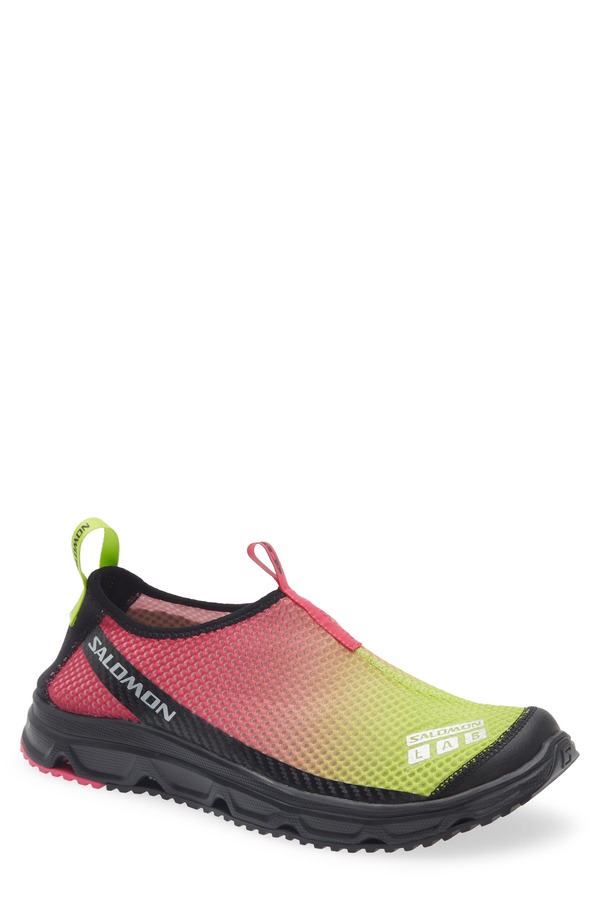 サロモン レディース シューズ スニーカー Salomon Gender Inclusive RX Moc 3.0 Slip-On Sneaker Pink Yarrow/ Acid Lime さくら色