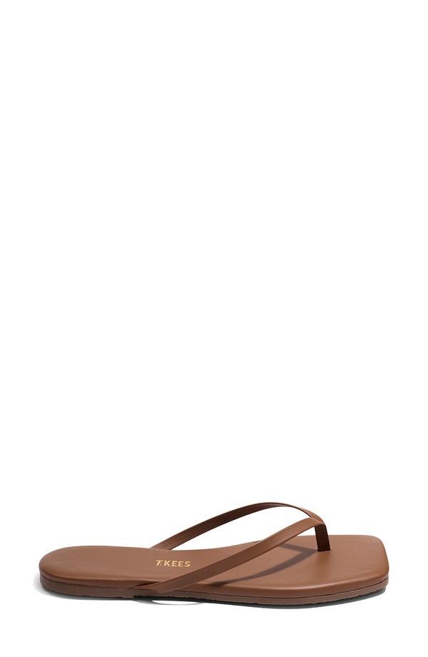 ティキーズ レディース シューズ サンダル TKEES Lily Square Toe Flip Flop Ganache