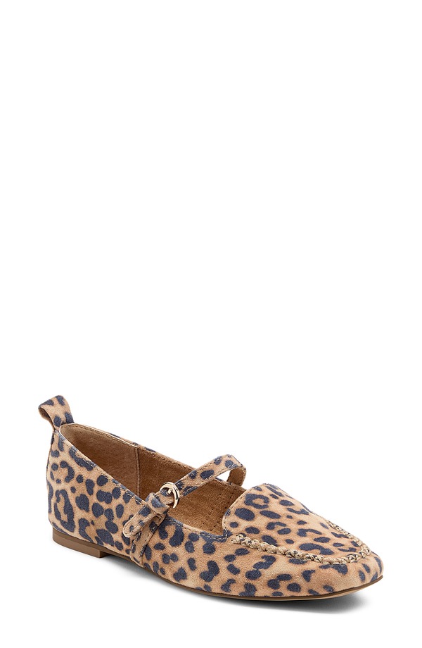 ケルシーダッガー レディース シューズ パンプス ローファー Kelsi Dagger Brooklyn Ferry Mary Jane Loafer Summer Leopard アニマル｜ReVida 店