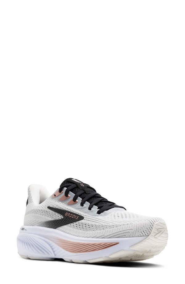 ブルックス レディース シューズ スニーカー Brooks Ghost 17 Running Shoe White/ Black/ Rose Gold 白いこと