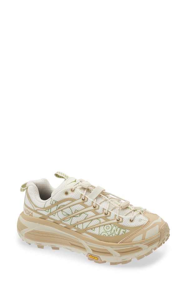 ホカオネオネ レディース シューズ スニーカー HOKA Mafate Three2 Wordmark Sneaker Khaki / Oatmilk カーキ|ReVida 店