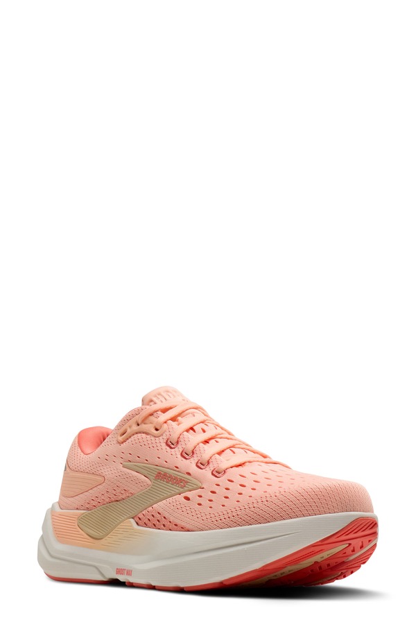 ブルックス レディース シューズ スニーカー Brooks Ghost Max 3 Running Shoe Peach/ Sand/ Coconut 桃