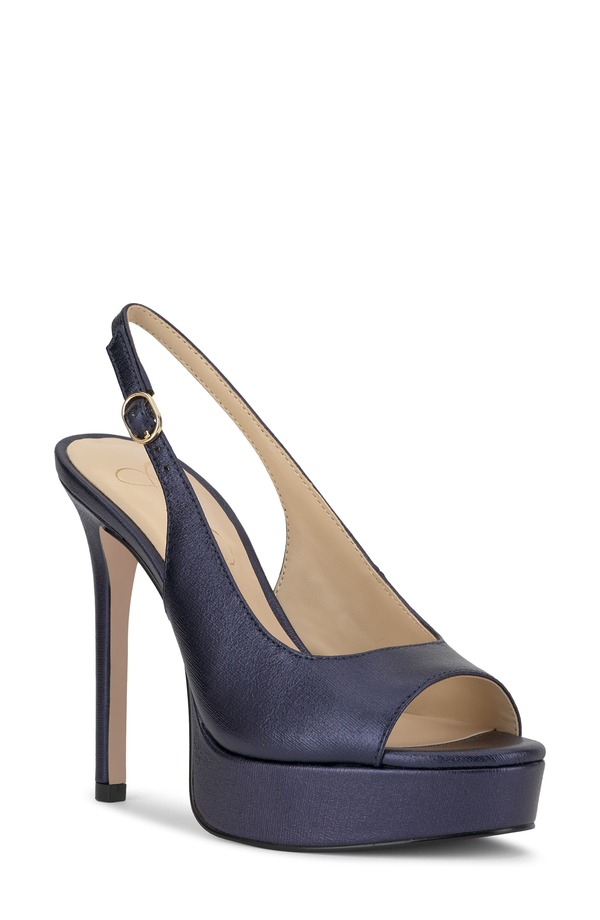 ジェシカシンプソン レディース シューズ パンプス プラットホーム サンダル Jessica Simpson Sibilla Slingback Platform Sandal Indigo インディゴ