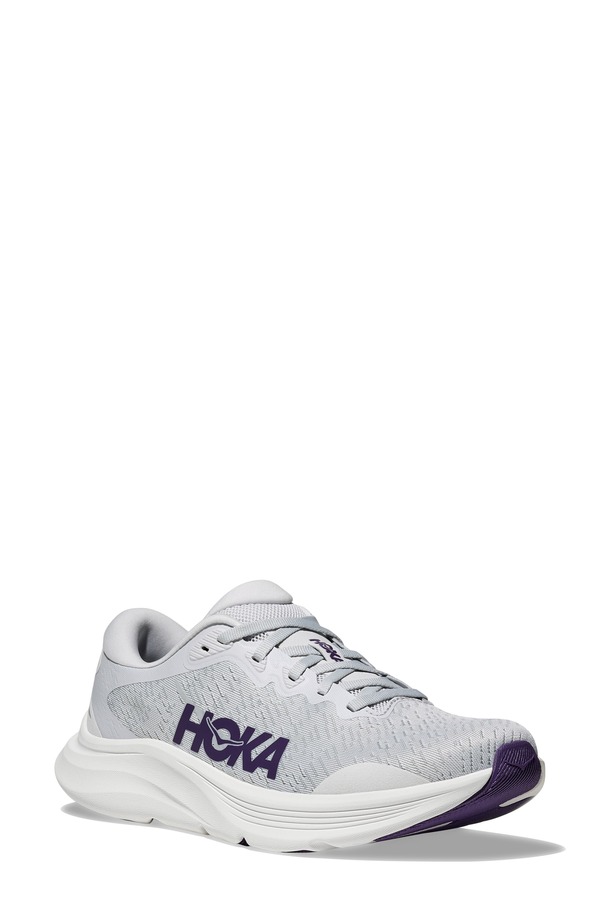 ホカオネオネ レディース シューズ スニーカー HOKA Solimar 2 Training Shoe Cosmic Grey / Berry Patch 薄墨色