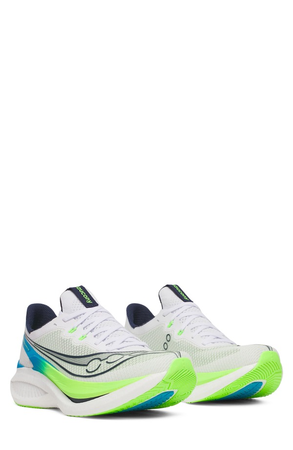 サッカニー メンズ シューズ スニーカー Saucony Endorphin Pro 5 Racing Shoe White/ Slime 白いこと