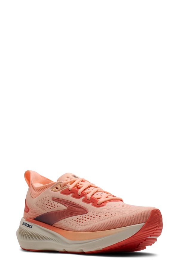ブルックス レディース シューズ スニーカー Brooks Glycerin 23 Running Shoe Coral/ Peach/ Spellbound 桃