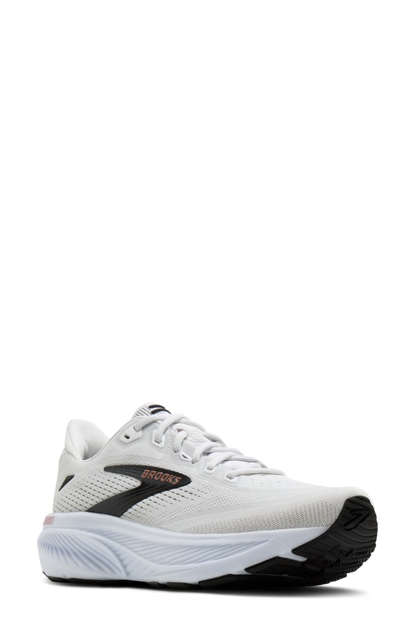 ブルックス レディース シューズ スニーカー Brooks Ghost 18 Running Shoe White/ Black/ Rose Gold 白いこと