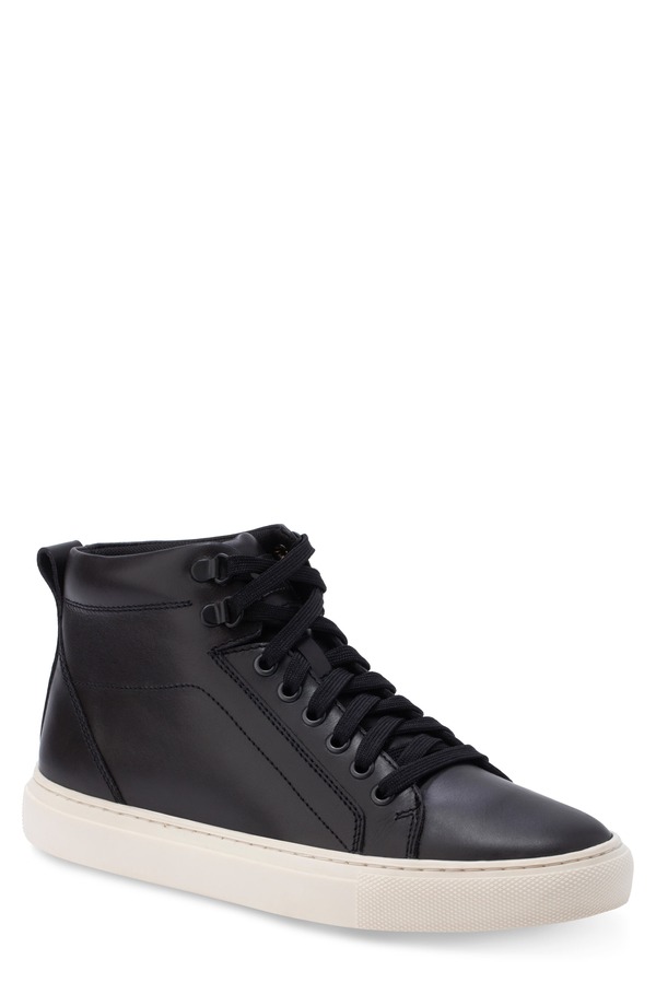 パン種地びた メンズ シューズ スニーカー Eastland Wellington High Top Sneaker Black 黒いこと