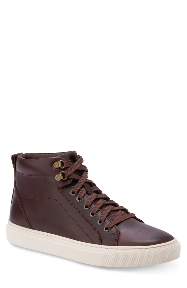 パン種地びた メンズ シューズ スニーカー Eastland Wellington High Top Sneaker Brown 赤銅色
