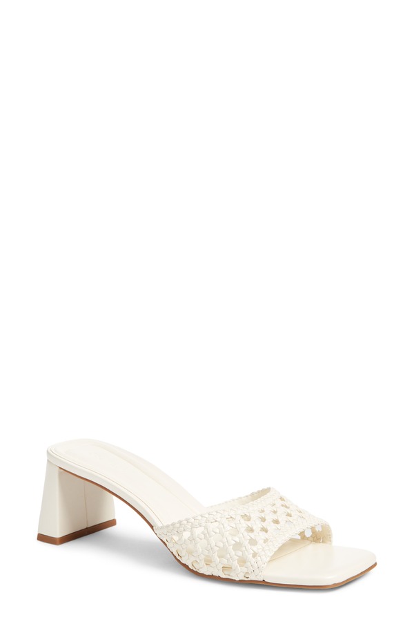 オープンエディット レディース シューズ サンダル 踵 Open Edit Jaydin Block Heel Sandal Ivory Vanilla 象牙色