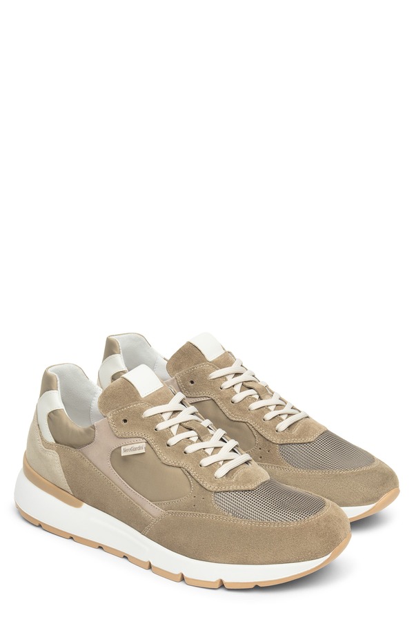 ネーロ ジャルディーニ メンズ シューズ スニーカー NeroGiardini Low Top Sneaker Taupe トープ