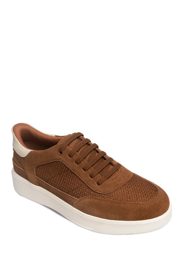 マークジョセフニューヨーク レディース シューズ スニーカー なめし革 Marc Joseph New York Catherine Street Hands Free Technology Leather Sneaker Cognac Suede