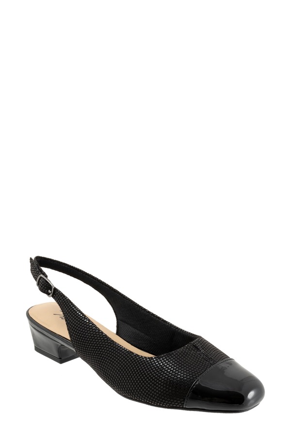 トロッターズ レディース シューズ パンプス Trotters \u0027Dea\u0027 Slingback Black Mini Dot 黒いこと