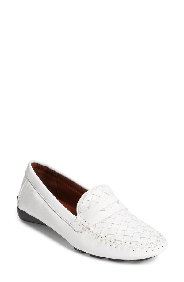 ロバート ツア レディース シューズ パンプス Robert Zur \u0027Petra\u0027 Driving Shoe White Glove 白いこと