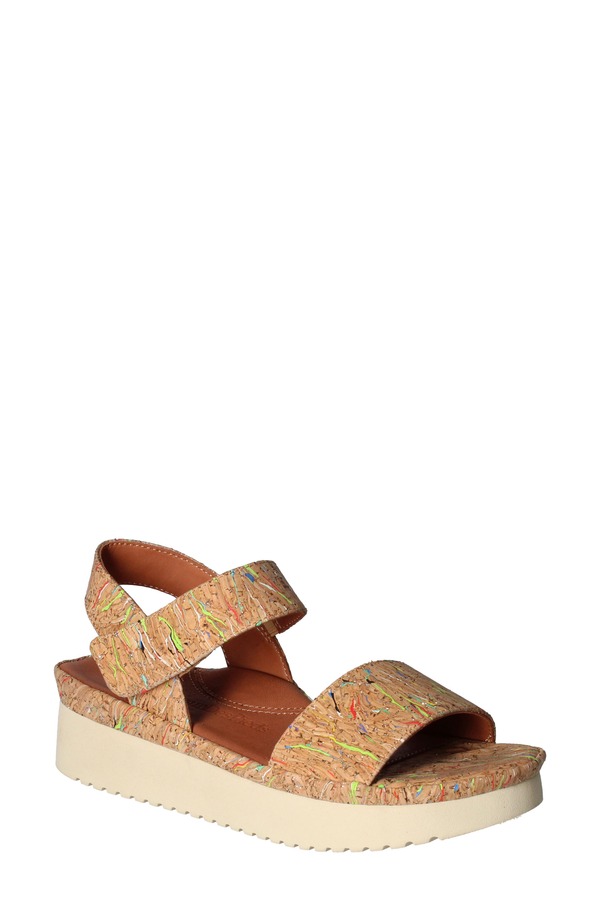 ラモールドピード レディース シューズ パンプス プラットホーム サンダル L\u0027Amour des Pieds Abrilla Platform Sandal Bright Multi マルチ色つや