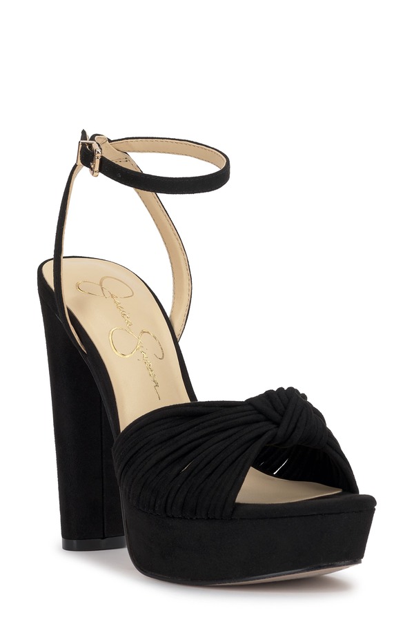 ジェシカシンプソン レディース シューズ パンプス プラットホーム サンダル Jessica Simpson Immie Platform Sandal Soft Black 黒いこと