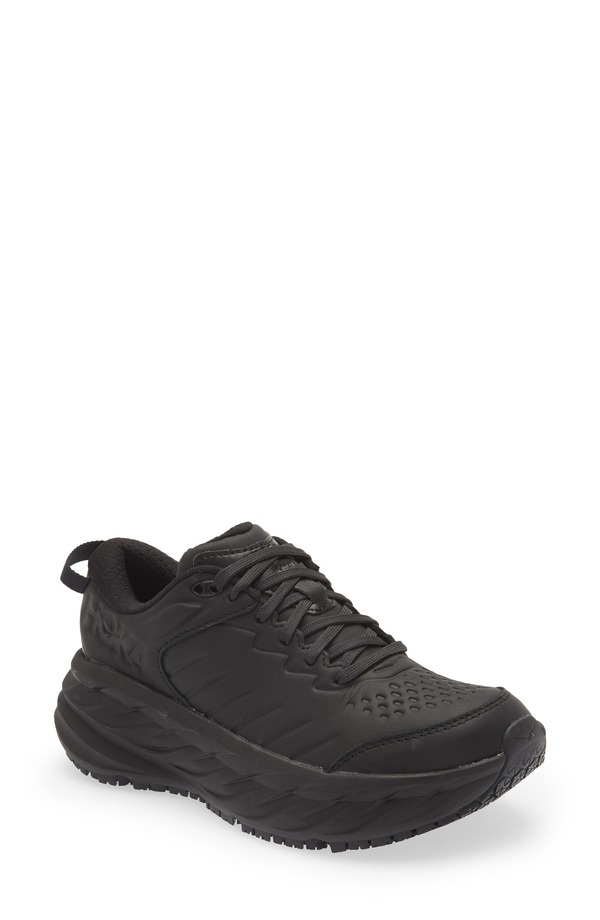 ホカオネオネ レディース シューズ スニーカー HOKA Bondi SR Shoe Black / Black 黒いこと