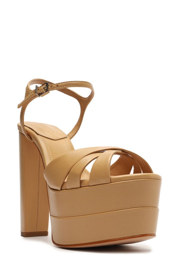 シュッツ レディース シューズ パンプス プラットホーム サンダル Schutz Keefa Platform Sandalight Nude