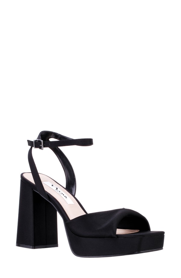 ニナ レディース シューズ パンプス サンダル Nina Stacie Sandal Black 黒いこと